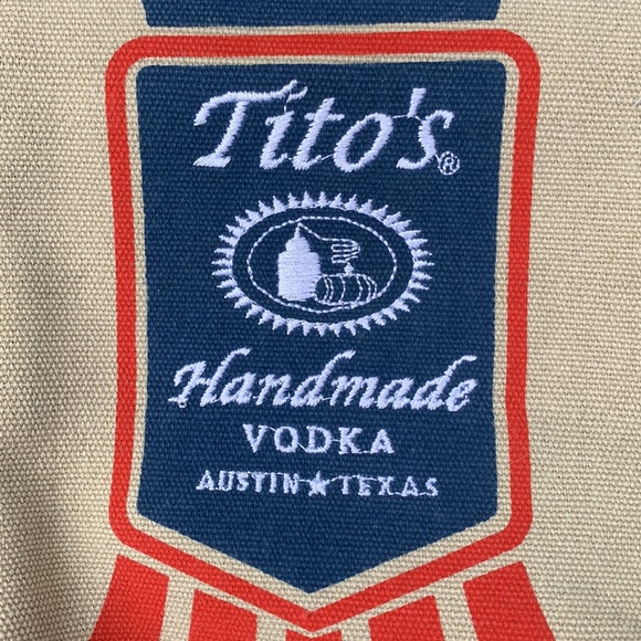 Tito's Vodka bag canvas 25th Anniversary Embroidered - Picture 2 of 7